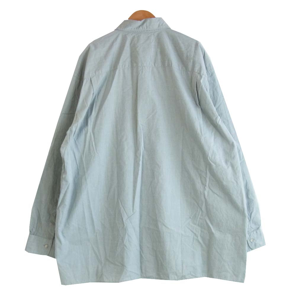 20SS MPSM-2007S Tab Collar LS SH タブカラー プルオーバー 長袖 シャツ カーキ系 F【中古】