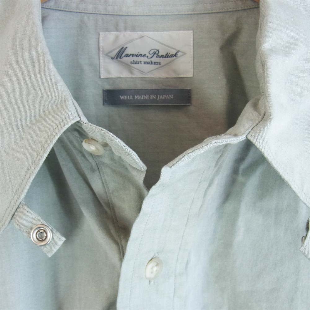 20SS MPSM-2007S Tab Collar LS SH タブカラー プルオーバー 長袖 シャツ カーキ系 F【中古】
