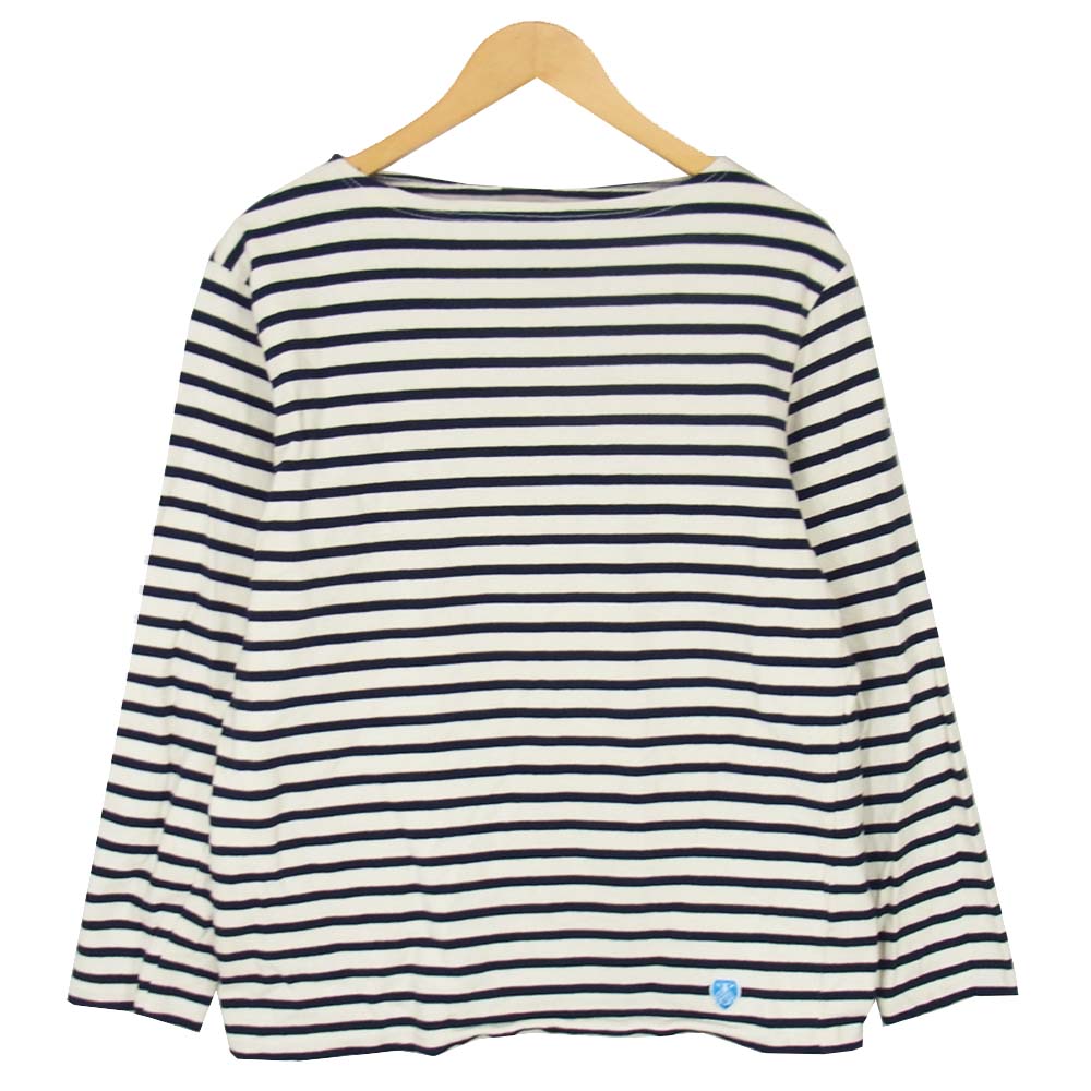 ORCIVAL オーシバル ボーダー ボートネック ネイビー系 4【中古】