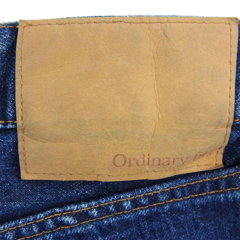 Ordinary fits オーディナリーフィッツ Bii7 ボタンフライ インディゴ インディゴブルー系 30【中古】