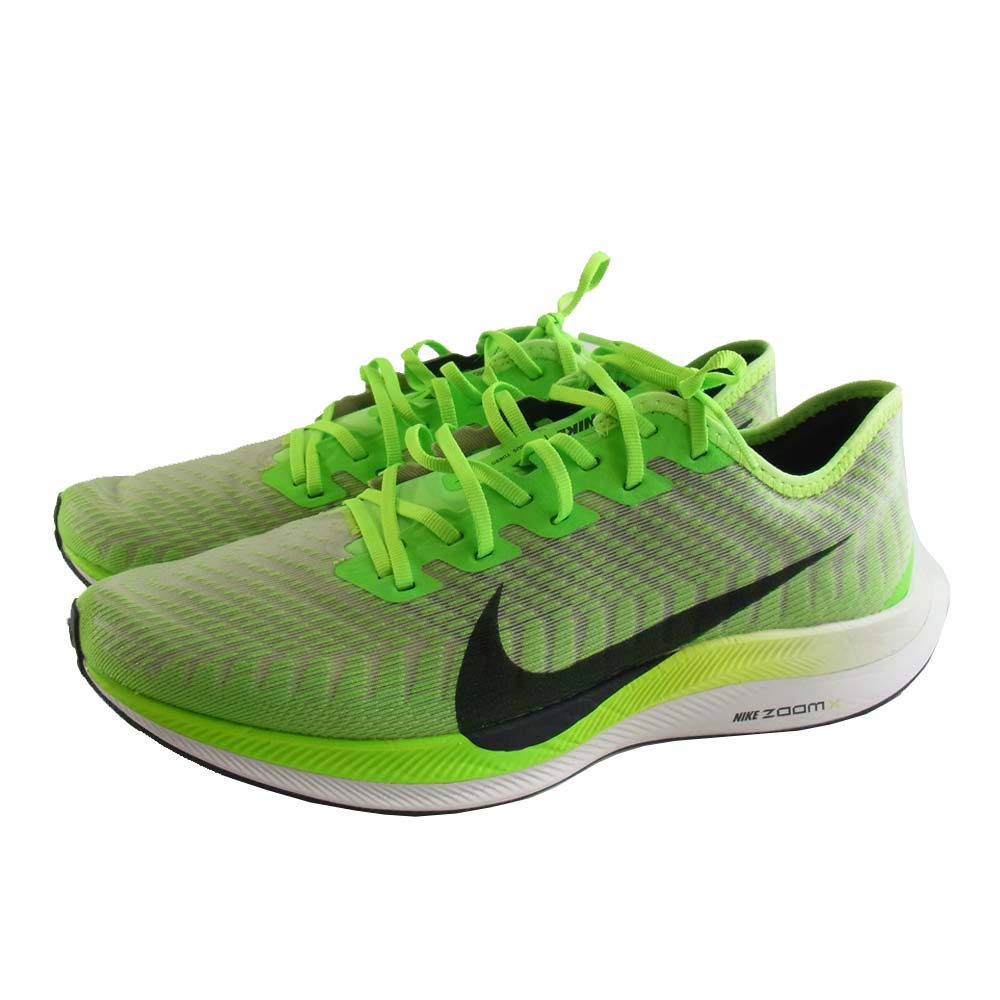 NIKE ナイキ AT2863 ZOOM PEGASASU TURBO ペガサス ターボ ライトグリーン系 27.5㎝【中古】