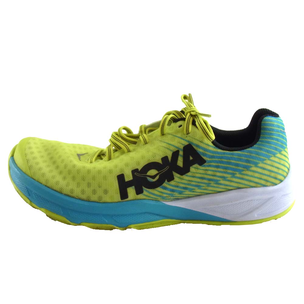 HOKA ONE ONE ホカ オネオネ 1100049 EVO CARBON ROCKET イエロー系 27.5cm【中古】