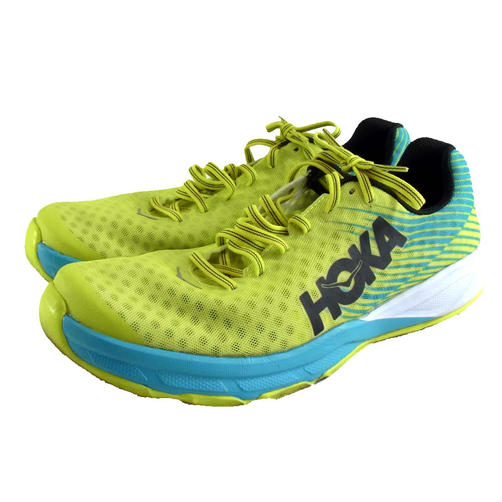 HOKA ONE ONE ホカ オネオネ 1100049 EVO CARBON ROCKET イエロー系 27.5cm【中古】