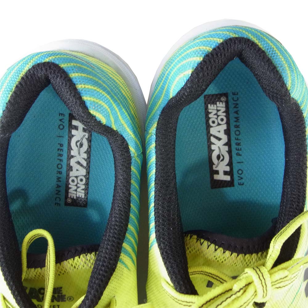 HOKA ONE ONE ホカ オネオネ 1100049 EVO CARBON ROCKET イエロー系 27.5cm【中古】