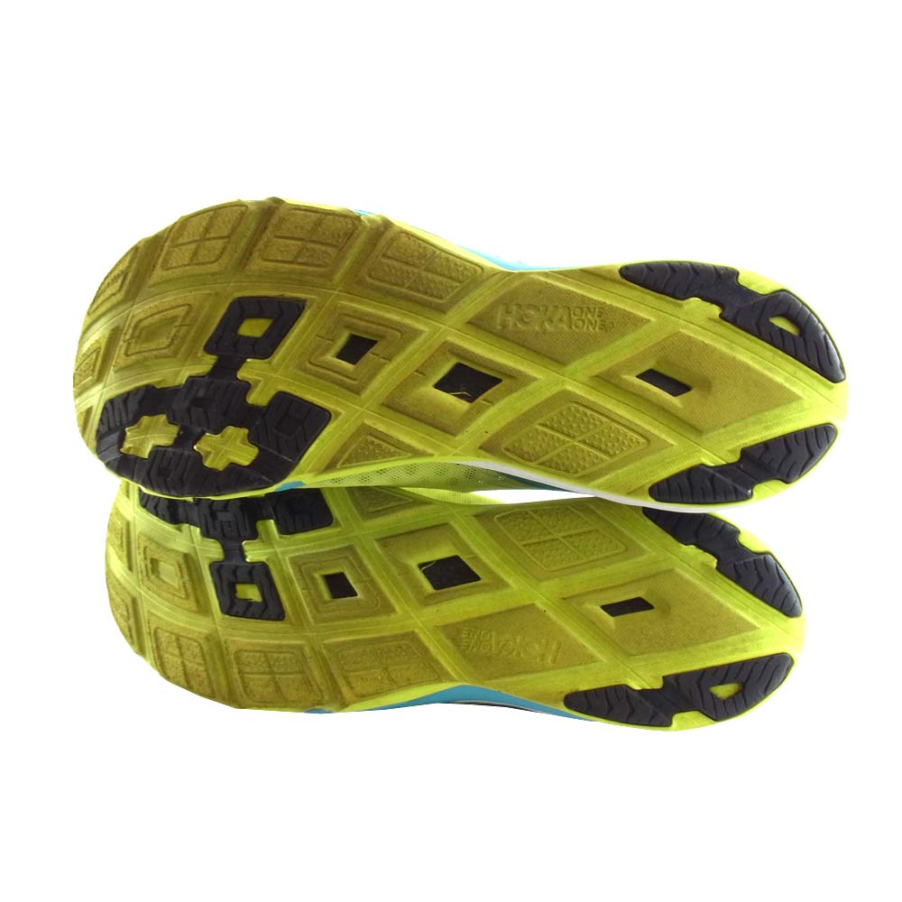 HOKA ONE ONE ホカ オネオネ 1100049 EVO CARBON ROCKET イエロー系 27.5cm【中古】