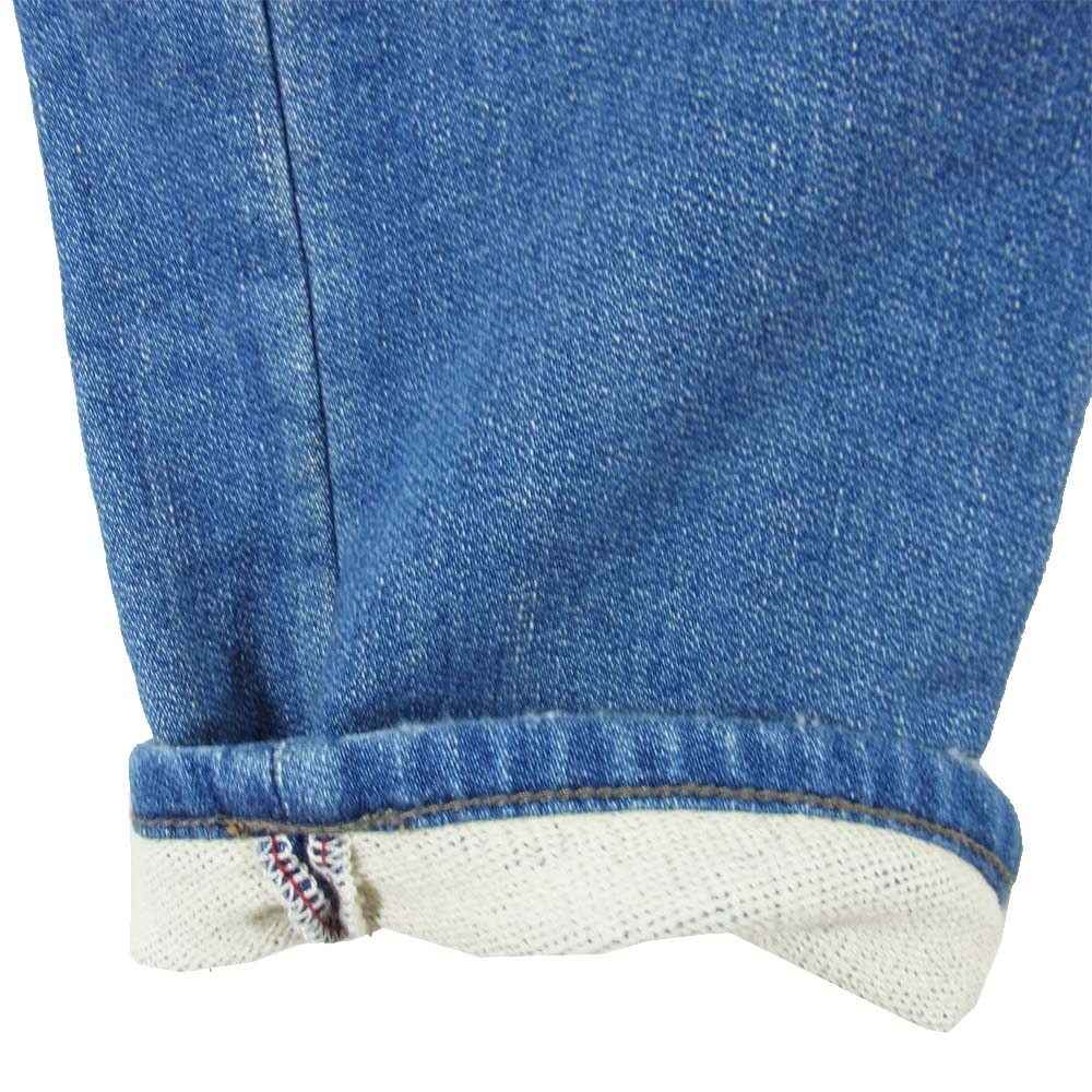 TMT ティーエムティー TPT-S1905 RAINBOW REPAIR CROPPED TAPERED インディゴブルー系 M【中古】
