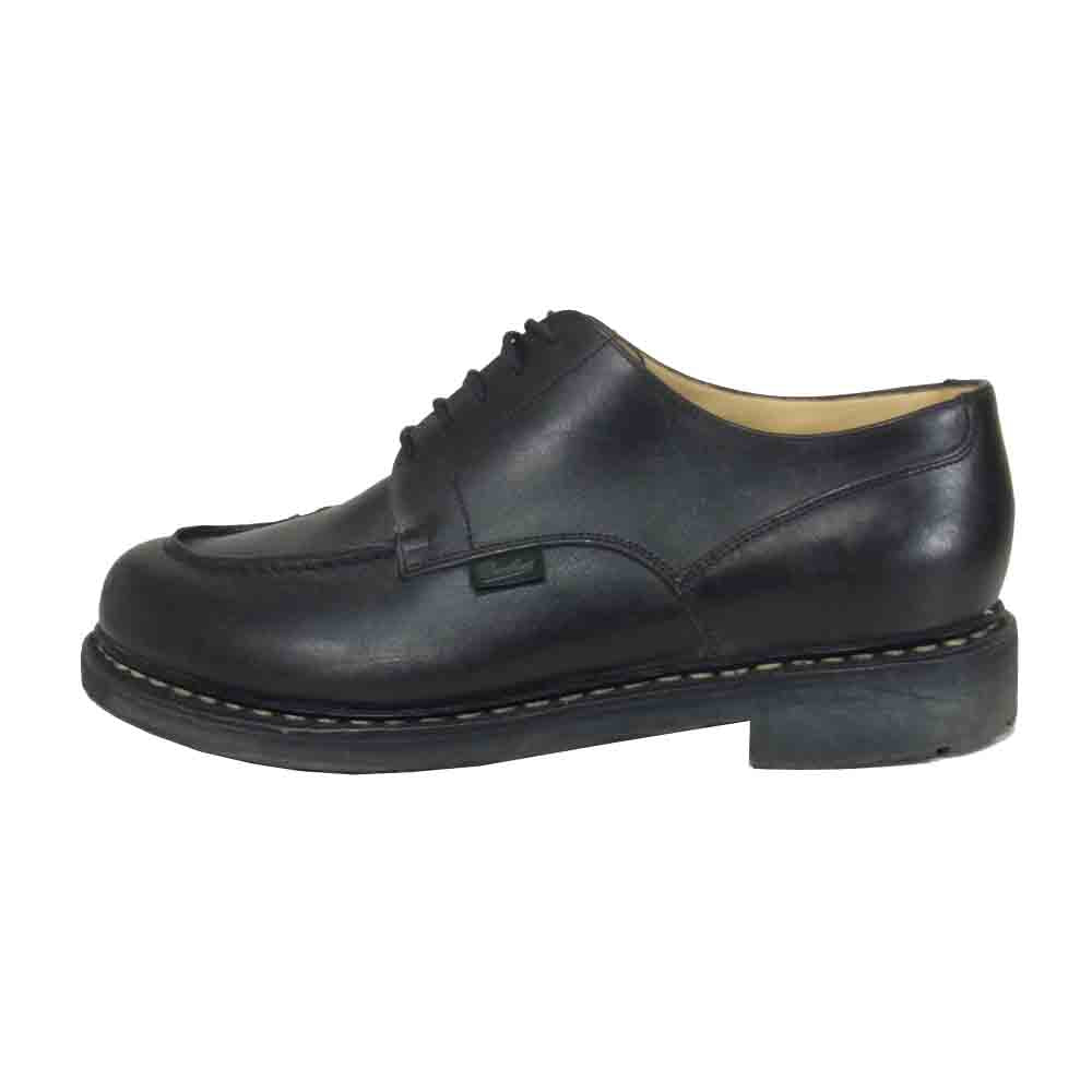 Paraboot パラブーツ Chambord シャンボード レザー Uチップ シューズ ブラック系 8 1/2【中古】