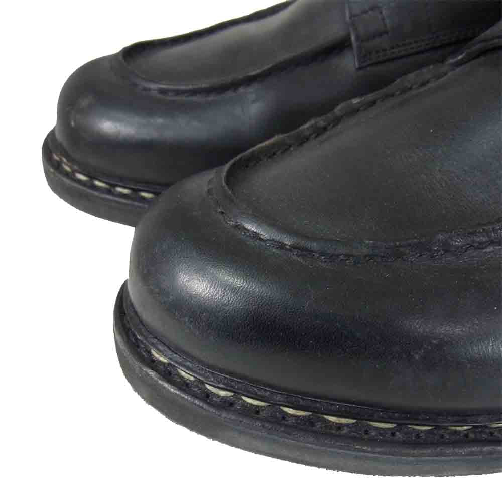 Paraboot パラブーツ Chambord シャンボード レザー Uチップ シューズ ブラック系 8 1/2【中古】