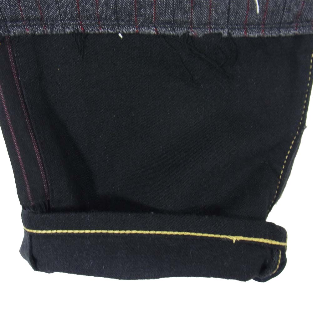 JUNYA WATANABE COMME des GARCONS ジュンヤワタナベコムデギャルソン WN-P002 AD2014 パッチワーク デニム パンツ ブラック系 S【美品】【中古】