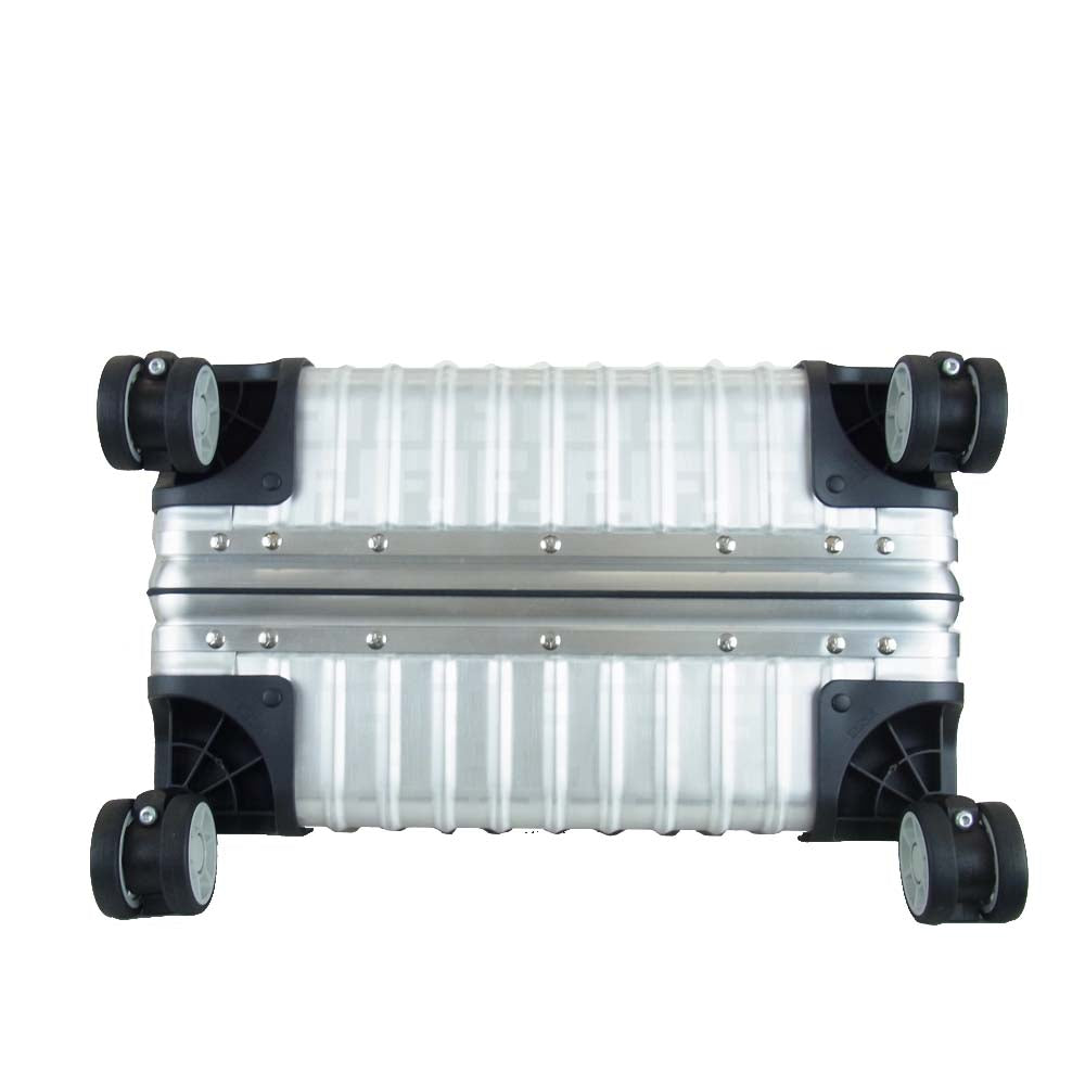 FENDI フェンディ 7VV133 A5F6 F13DL × RIMOWA リモワ FFロゴキャリーバッグ スーツケース 33L シルバー系【極上美品】【中古】