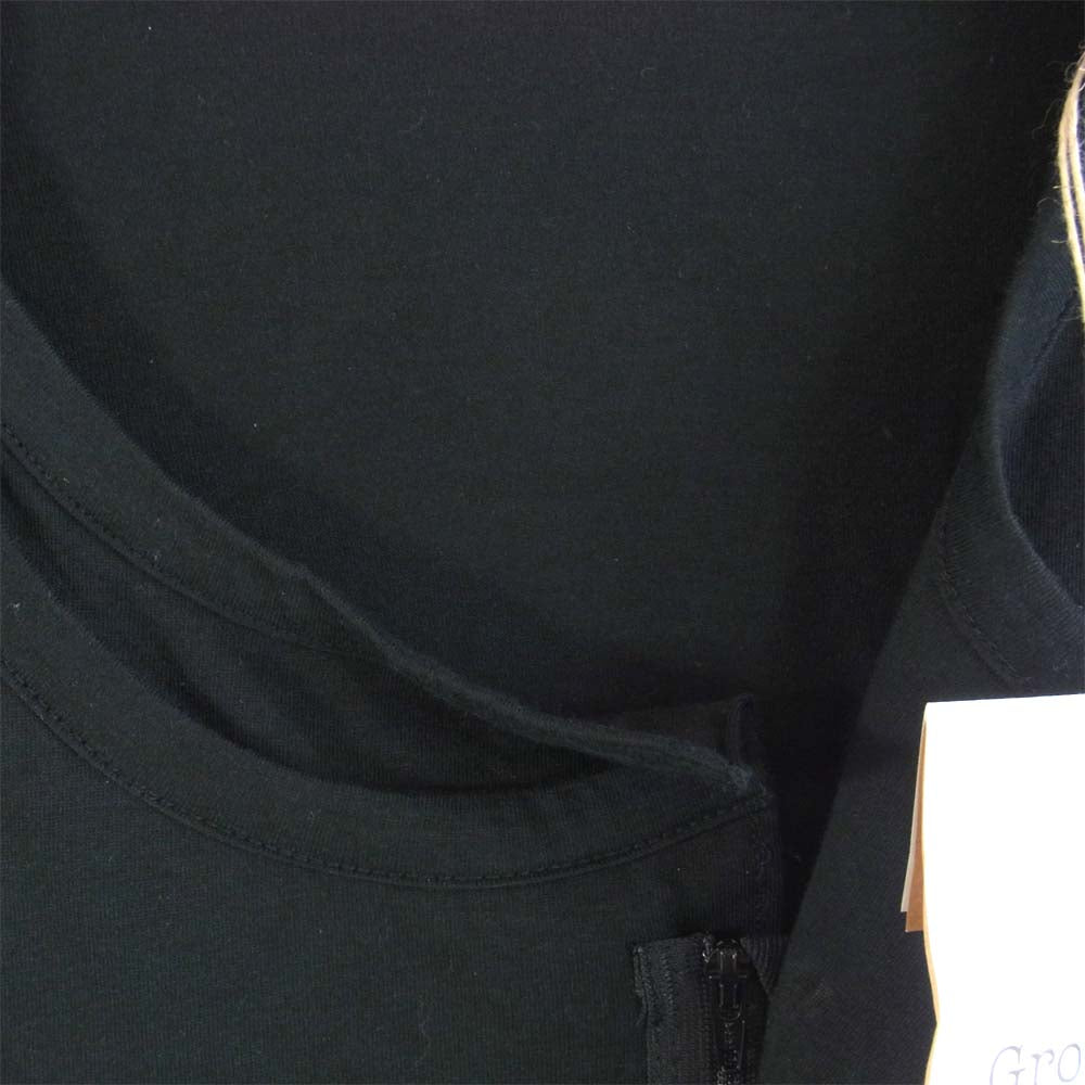 Yohji Yamamoto ヨウジヤマモト GR-T14-046 グラウンドワイ Ground Y Modal Cotton Double Collar Long Cardigan ダブル カラー ロングスリーブ カーディガン ブラック系 3【新古品】【未使用】【中古】