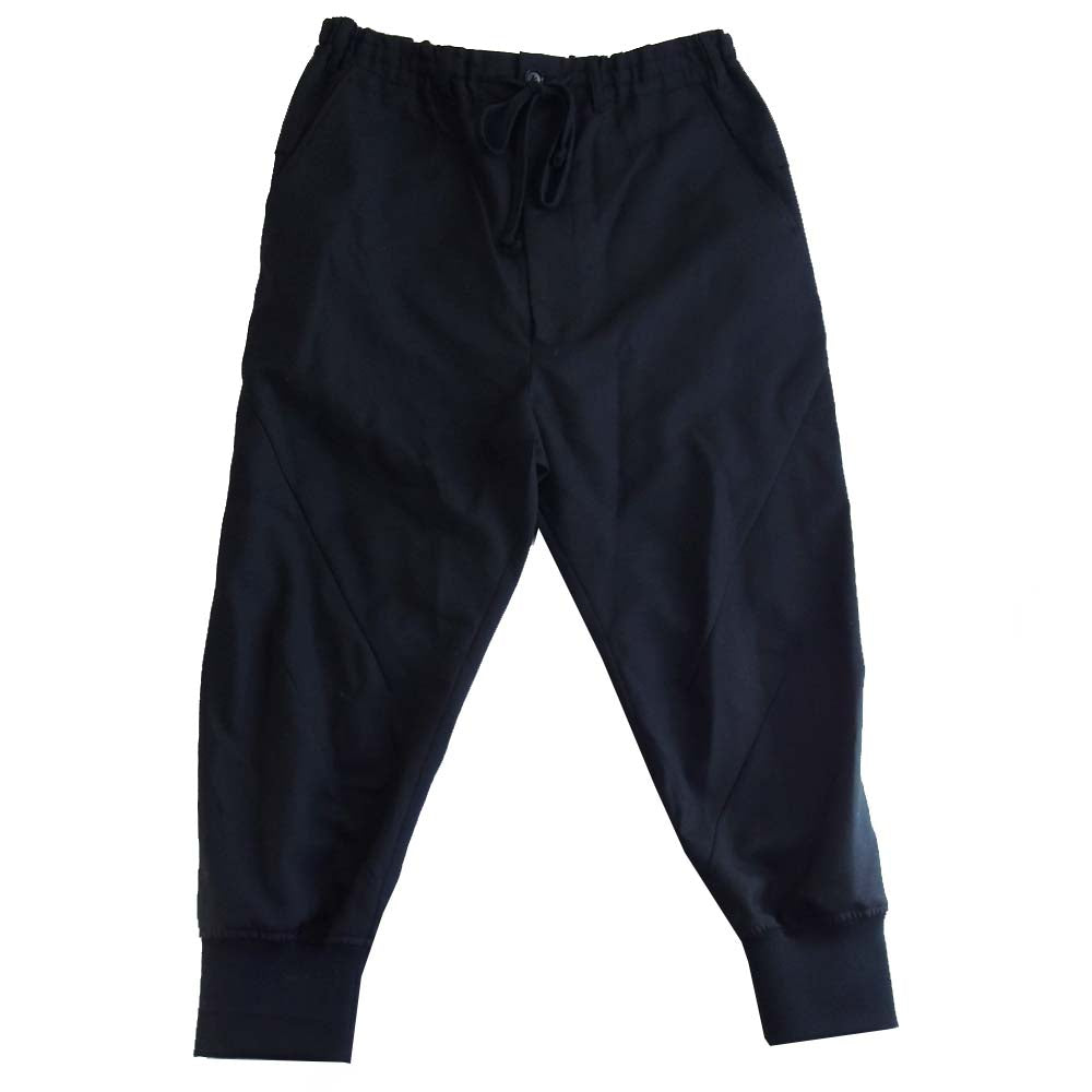 Yohji Yamamoto ヨウジヤマモト GR-P09－100 グラウンドワイ Ground Y T/W Gabardine Darts Rib Pants ダーツ リブ パンツ ブラック系 3【新古品】【未使用】【中古】