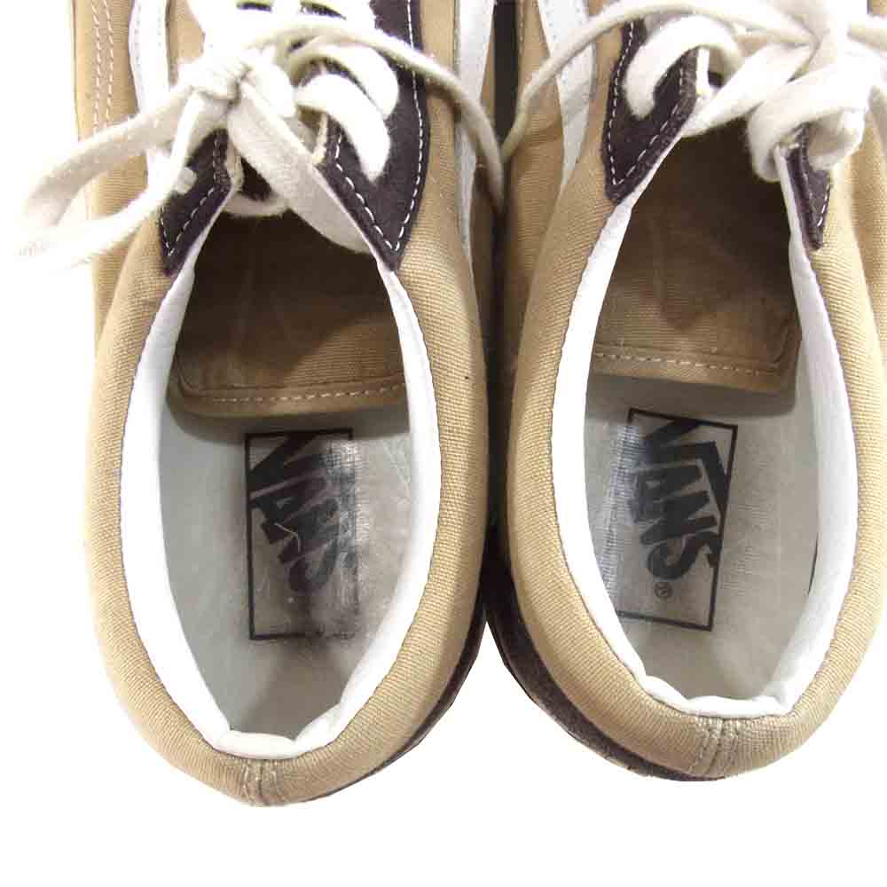 VANS バンズ USA企画 OLD SKOOL DX オールドスクール Style36 ベージュ×ブラウン 28㎝【中古】