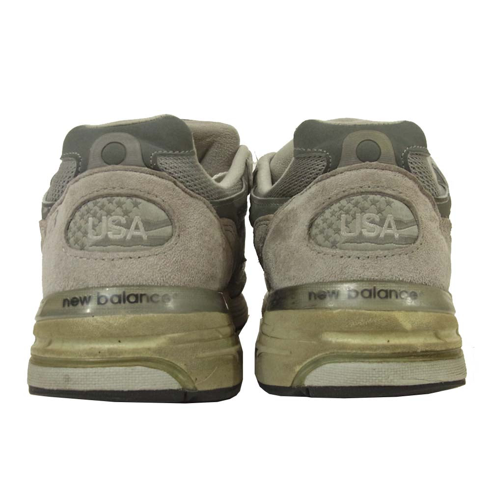 NEW BALANCE ニューバランス USA製 MR993GL スニーカー グレー系 27.5cm【中古】