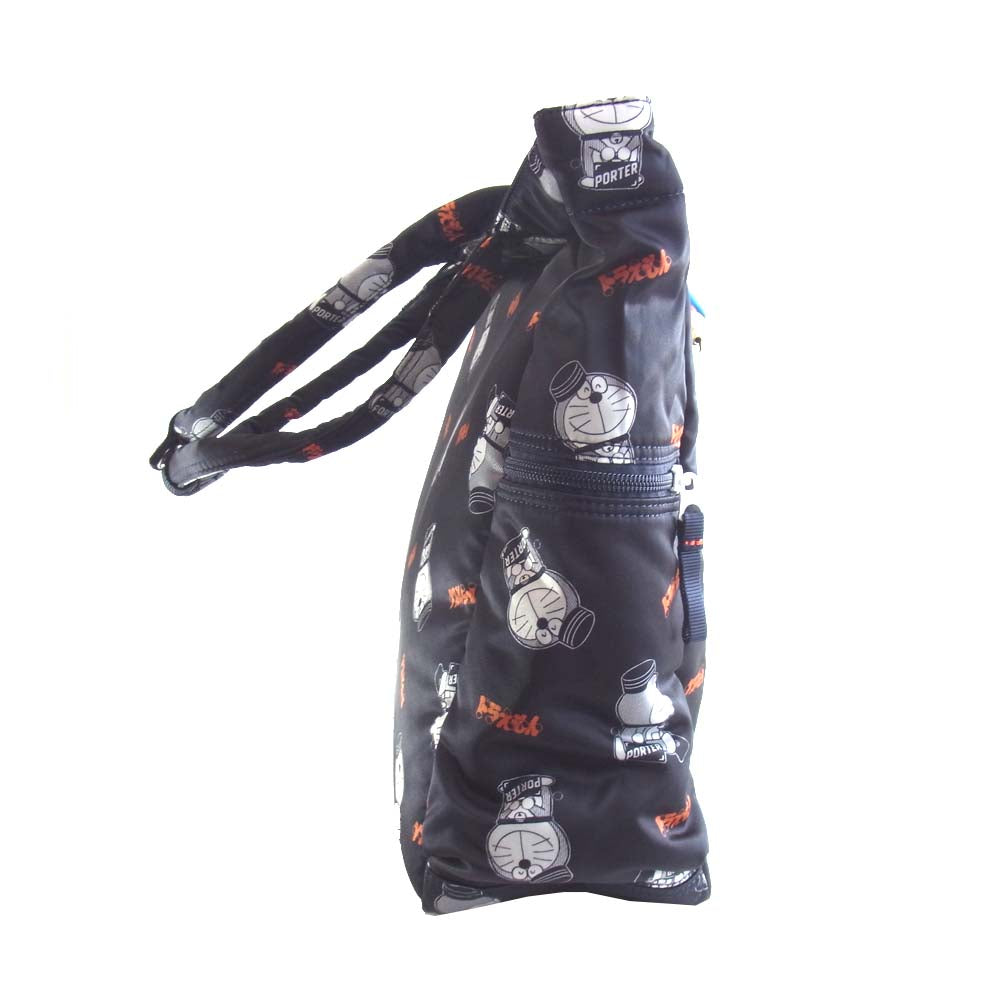 PORTER ポーター ドラえもん トートバッグ TOTE BAG ブラック系【新古品】【未使用】【中古】