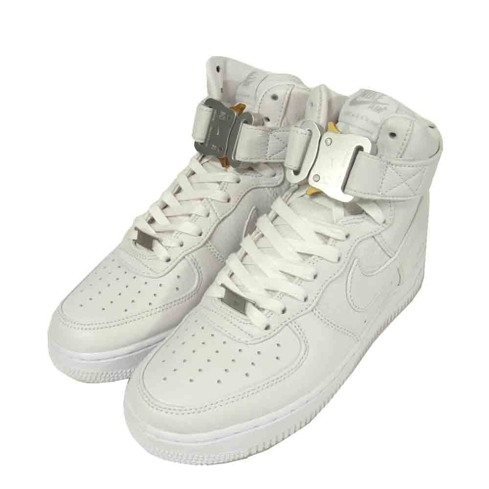 NIKE ナイキ 20AW CQ4018 100 アリクス ALYX AIR FORCE 1 HI エア フォース ハイ スニーカー ホワイト系 25.5cm【新古品】【未使用】【中古】