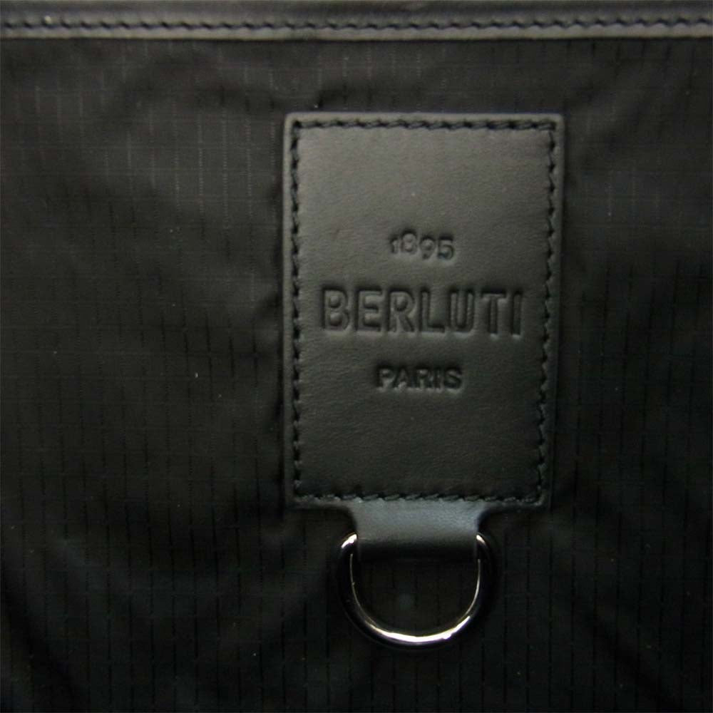 Berluti ベルルッティ ナイロン エナメル バックパック ブラック系【極上美品】【中古】