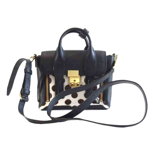 フィリップリム AR23-0226PKH Pashli mini パシュリ ミニ ハラコ バッグ ブラック系【中古】