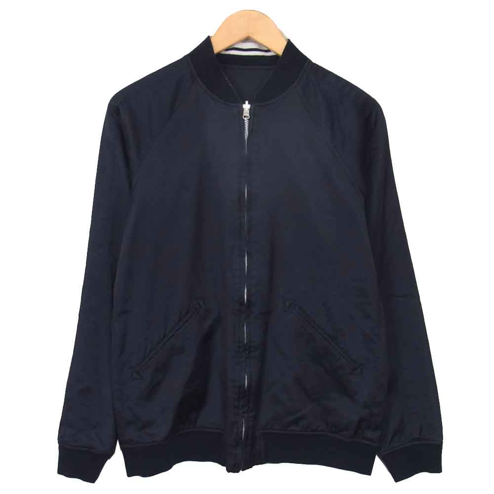 Ron Herman ロンハーマン 612040172-1071 リバーシブル 切り替え スーベニア ジャケット ブルゾン ネイビー系 S【中古】