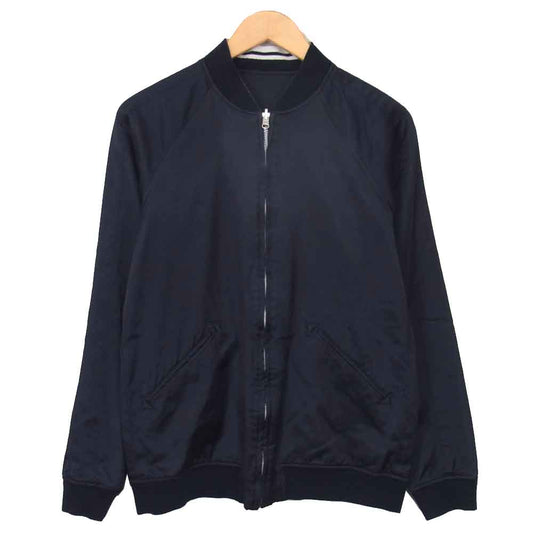 Ron Herman ロンハーマン 612040172-1071 リバーシブル 切り替え スーベニア ジャケット ブルゾン ネイビー系 S【中古】