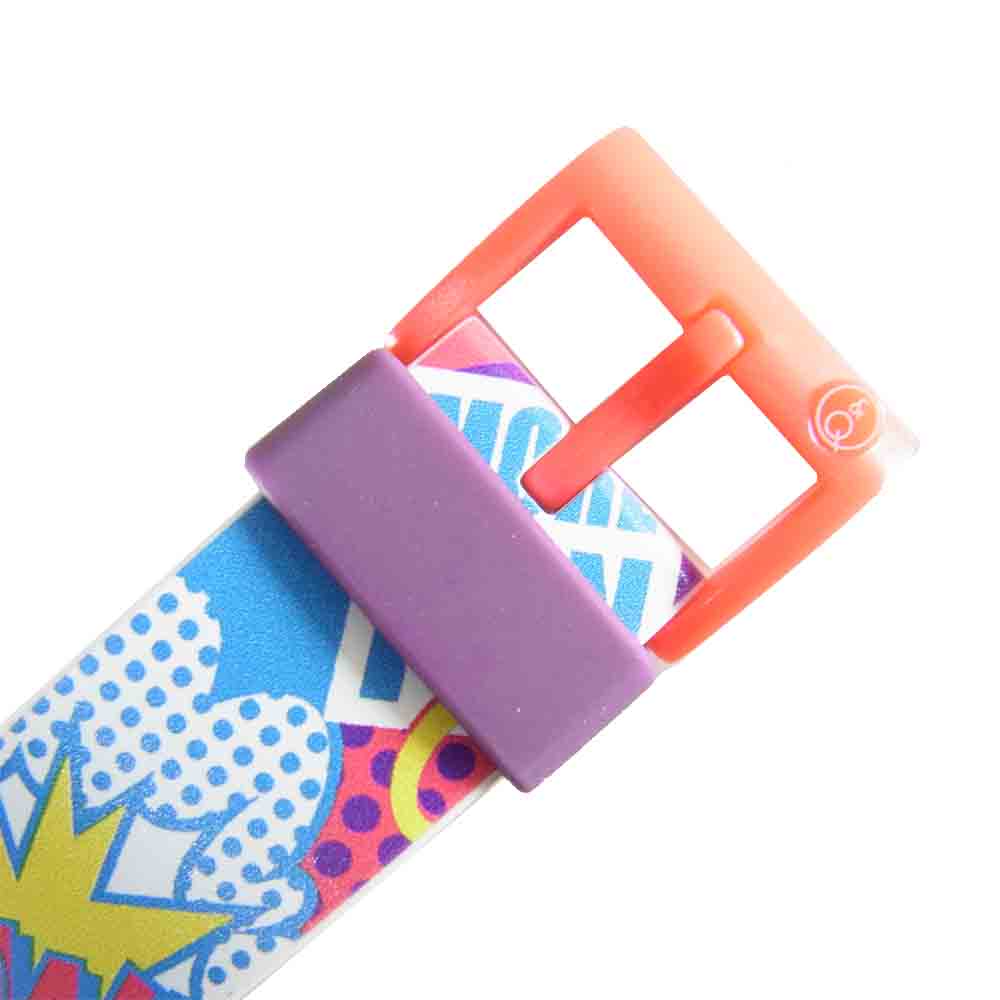 HYSTERIC GLAMOUR ヒステリックグラマー Q&Q×HYSTERIC SOLAR ラバーバンド ウォッチ 腕時計 レッド系【極上美品】【中古】