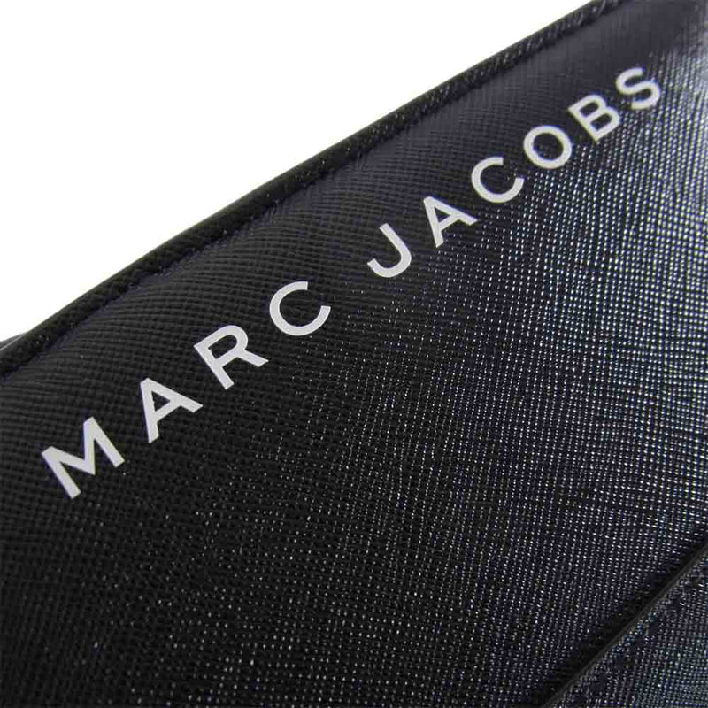 MARC JACOBS マークジェイコブス M0015161 コンパクト ウォレット ジップ 財布 ブラック系【新古品】【未使用】【中古】