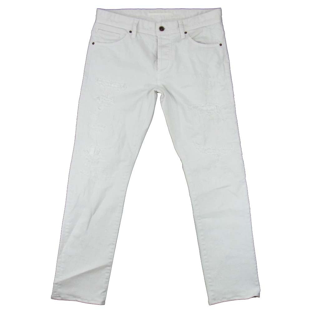 Ron Herman ロンハーマン e-805W イーデニム e DENIM ダメージ加工 ホワイト デニムパンツ ホワイト系 2【中古】