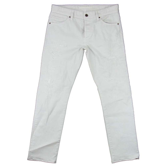 Ron Herman ロンハーマン e-805W イーデニム e DENIM ダメージ加工 ホワイト デニムパンツ ホワイト系 2【中古】