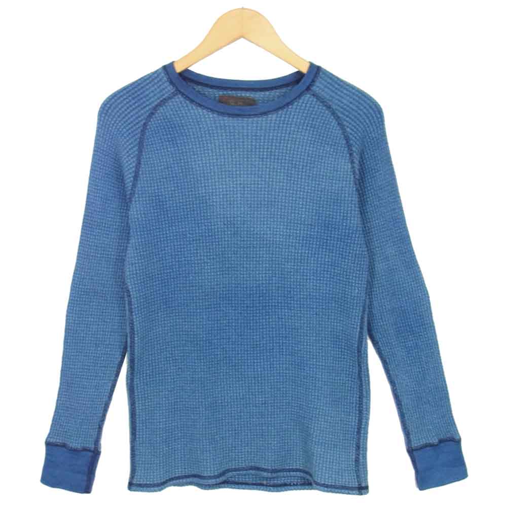Ron Herman ロンハーマン 112090183 RH VINTAGE ワッフル サーマル カットソー ブルー系 S【美品】【中古】