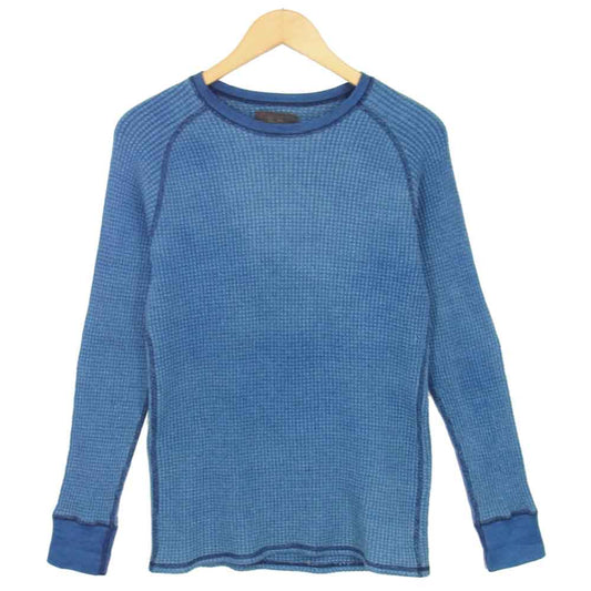 Ron Herman ロンハーマン 112090183 RH VINTAGE ワッフル サーマル カットソー ブルー系 S【美品】【中古】