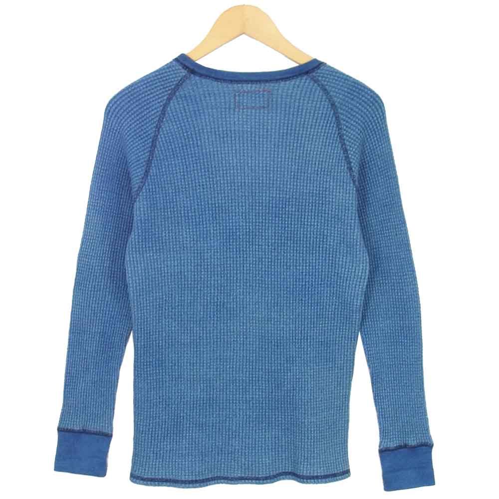 Ron Herman ロンハーマン 112090183 RH VINTAGE ワッフル サーマル カットソー ブルー系 S【美品】【中古】