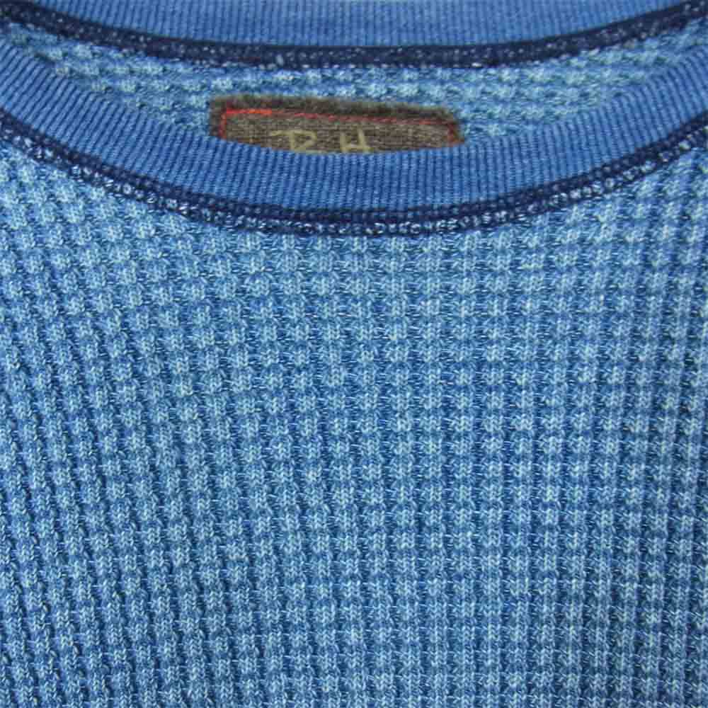 Ron Herman ロンハーマン 112090183 RH VINTAGE ワッフル サーマル カットソー ブルー系 S【美品】【中古】