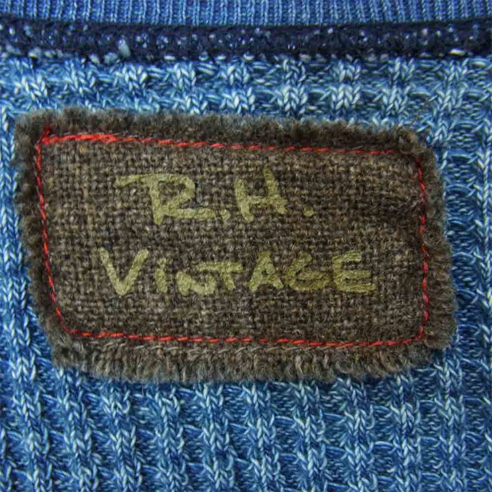 Ron Herman ロンハーマン 112090183 RH VINTAGE ワッフル サーマル カットソー ブルー系 S【美品】【中古】