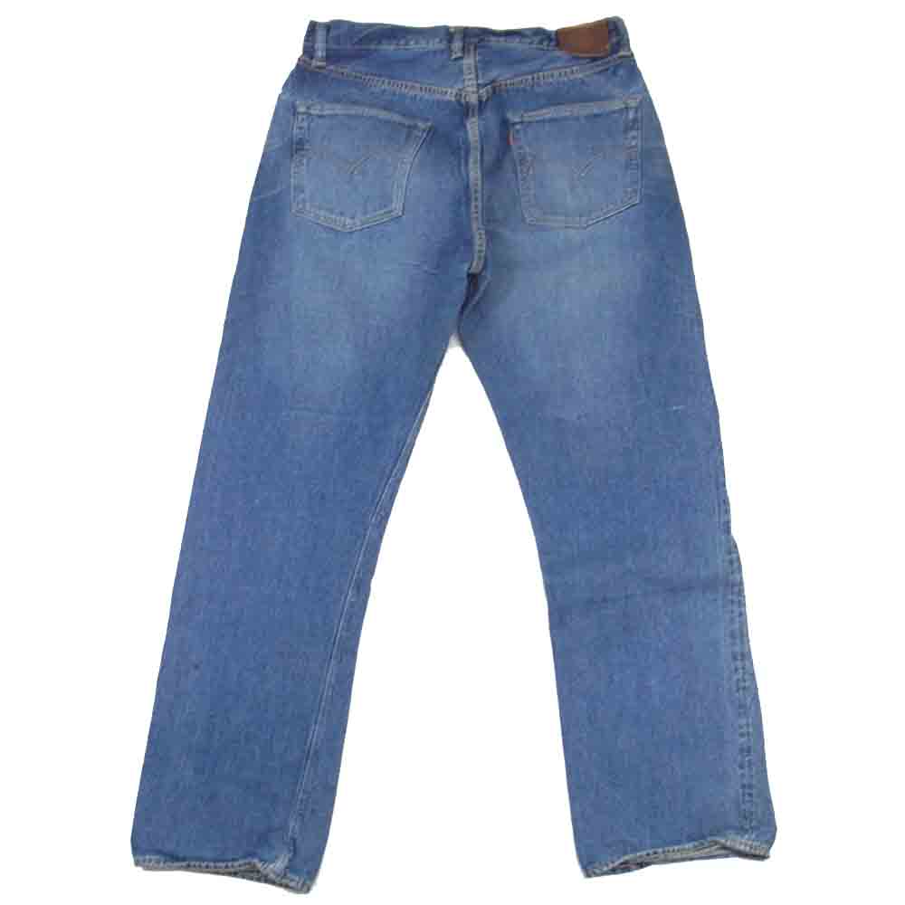WAREHOUSE ウエアハウス 革パッチ 黄耳 デニム パンツ インディゴブルー系 34【中古】