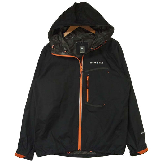 mont-bell モンベル 1128277 トレントフライヤー ナイロン ジャケット マウンテン パーカー ブラック系 オレンジ系 S【美品】【中古】
