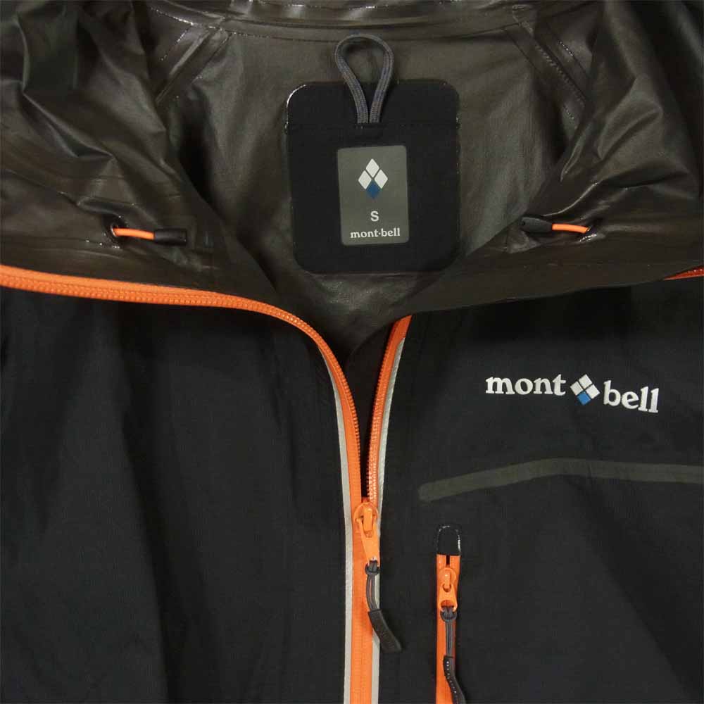 mont-bell モンベル 1128277 トレントフライヤー ナイロン ジャケット マウンテン パーカー ブラック系 オレンジ系 S【美品】【中古】