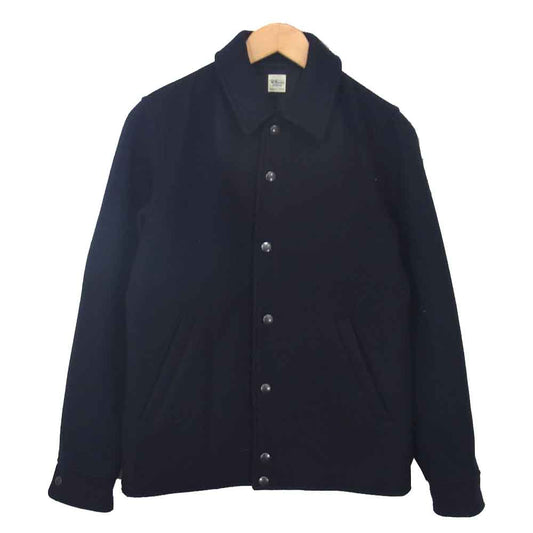 Ron Herman ロンハーマン 522040062-107 ウール ステンカラーメルトン ジャケット ネイビー系 S【中古】