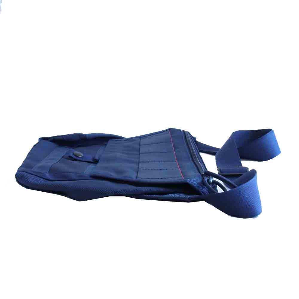 BRIEFING ブリーフィング ビームスプラス BAEMS PLUS AIR FORCE BLUE LINE USA製 ナイロン メッセンジャーバッグ ネイビー系【美品】【中古】