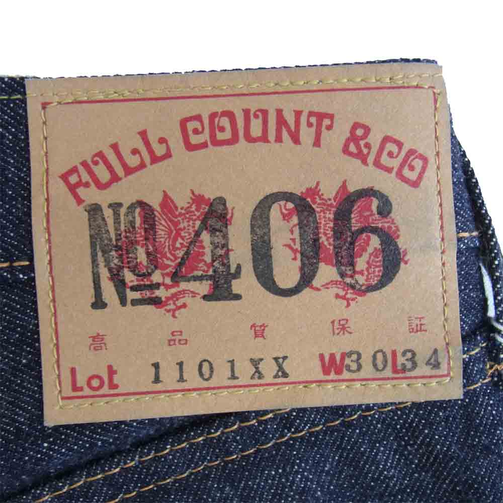 FULLCOUNT フルカウント 1101XX セルビッチ デニム パンツ インディゴブルー系 30【新古品】【未使用】【中古】