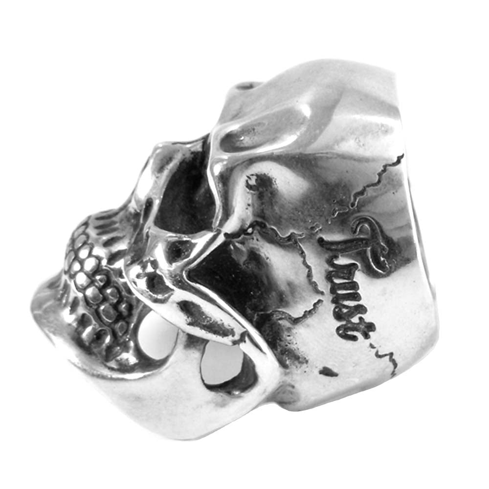BILL WALL LEATHER ビルウォールレザー × CRIMIE クライミー ジャイアント スカル シルバー系 21号【中古】