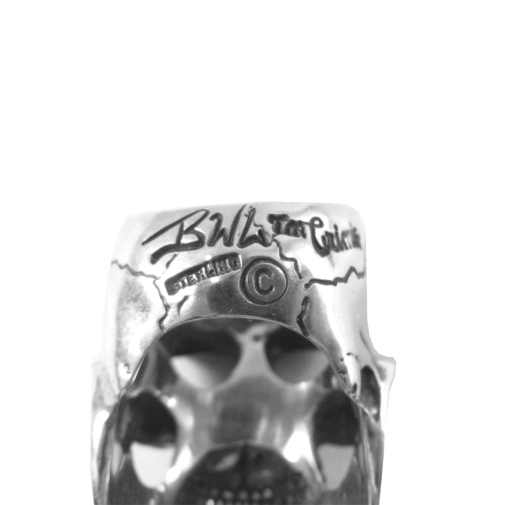 BILL WALL LEATHER ビルウォールレザー × CRIMIE クライミー ジャイアント スカル シルバー系 21号【中古】