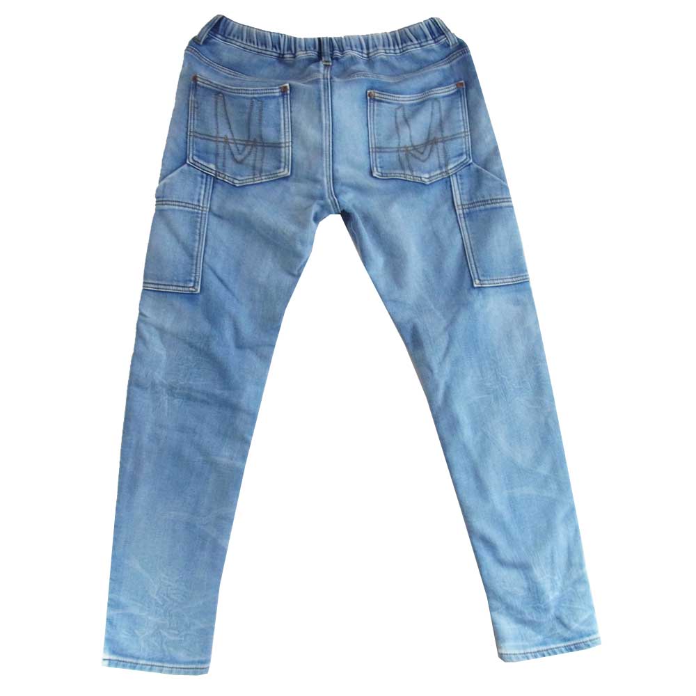 HUMAN MADE ヒューマンメイド リラックス イージー ダメージ デニム パンツ インディゴブルー系 L【美品】【中古】