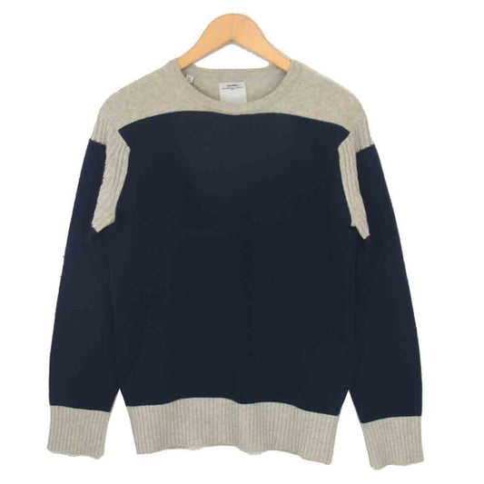 VISVIM ビズビム 15AW 0115205012008 ISLES KNIT SWEATER セーター ネイビー系 1【中古】