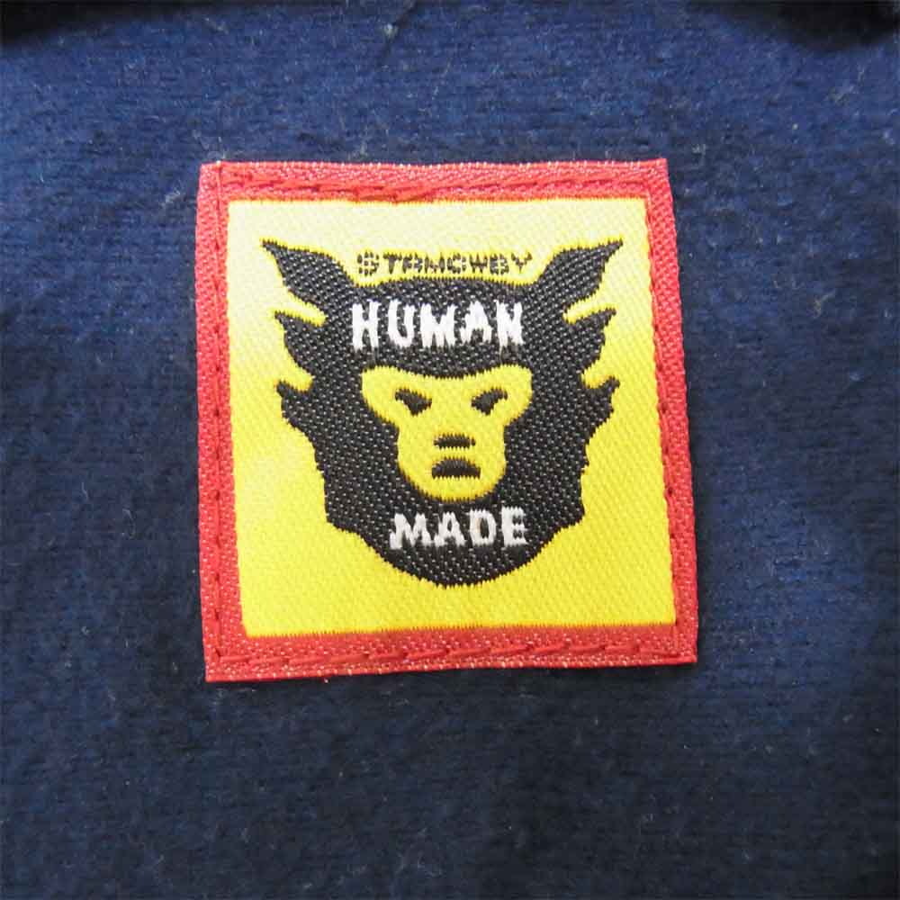 HUMAN MADE ヒューマンメイド コーチジャケット ハートロゴ ネイビー系 S【美品】【中古】