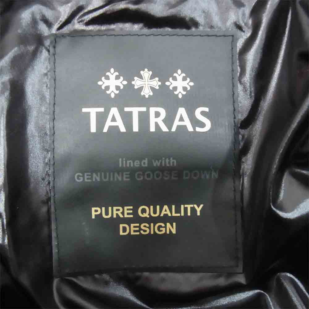 TATRAS タトラス LTA16A4399 国内正規品 PALMA パルマ ファーフード ダウン コート ブラック系 2【中古】