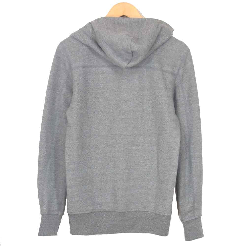 ジョンエリオット コットン フルジップ パーカー グレー系 1【美品】【中古】
