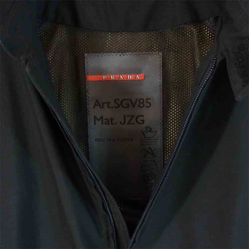 PRADA SPORTS プラダスポーツ SGV85 GORE-TEX ゴアテックス ナイロン マウンテンパーカー ブラック系 48【中古】