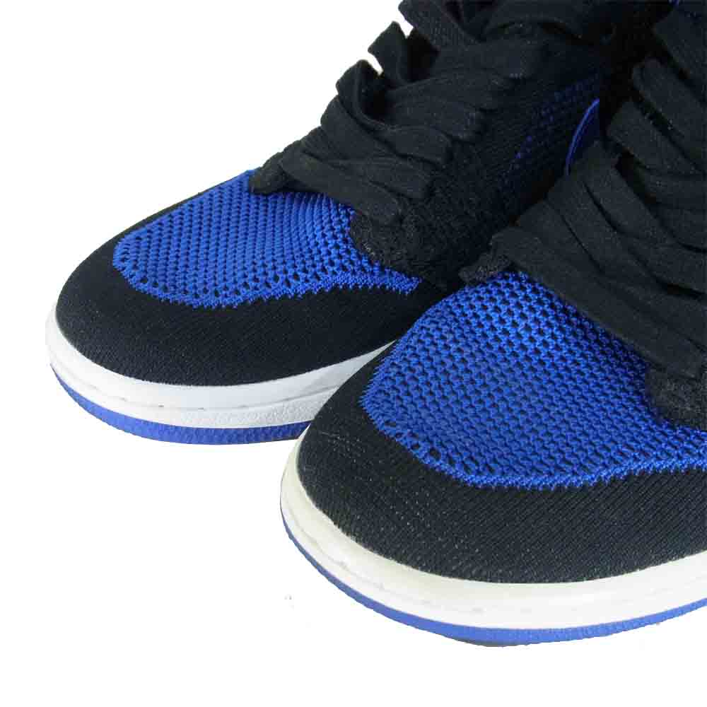 NIKE ナイキ 919704－006 AIR JORDAN 1 RETRO HI FLYKNIT エア ジョーダン 1 フライニット ブルー×ブラック系 US7【中古】