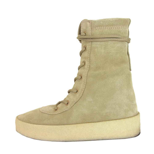 イージー KW3601 Season 4 Taupe Thick Suede Crepe Boots スエード クレープ ブーツ ベージュ系 40【中古】