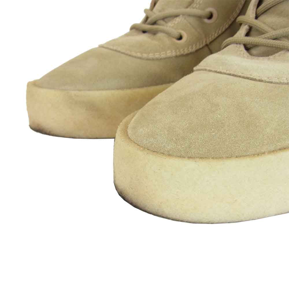 イージー KW3601 Season 4 Taupe Thick Suede Crepe Boots スエード クレープ ブーツ ベージュ系 40【中古】
